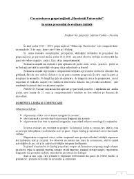 Sa privim situatia mai concret: Caracterizrea Grupei Ev Initiala