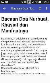 Doa Nurbuat For Android Apk Download