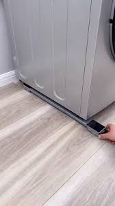 adjustable aluminum appliance rollers 2 pack video in 2021 home safety kitchen interior bath storage