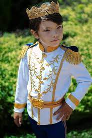 Luxury Prince Charming Costume For Boy In Royal Blue And Gold Disney Cinderella King Insp Prince Charming Costume Prince Costume Cinderella And Prince Charming