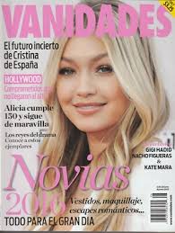 Vanidades Agosto August 2015 Gigi Hadid Nacho Figueras Kate Mara Best Deal  L@@K!