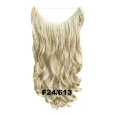 Diy at home hair color: F24 613 Pale Golden Blonde Bleach Blonde 18 Prettywit 18 Inches Curly Synthetic Hairpieces Women Hair Extensions Wig Invisible Wire No Clips Pale Golden Blonde Bleach Blon Amazon In Beauty