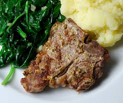 Garlic and rosemary are a classic combo. Easy To Make Easy To Love Lamb Chops With Dijon Mustard And Thyme Blue Kitchen