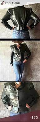 Vintage 80 S 100 Real Leather Opera Black Jacket Black Jacket Black Leather Jacket Real Leather
