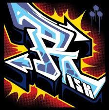 Desain font yang menarik dengan menggabungkan gambar kecil di luar dari setiap huruf. Graffiti Letter R In A Special Alphabet Graffiti Collection By Guardian