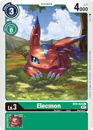 Elecmon - X Record - Digimon Card Game