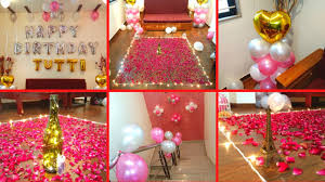 A big shindig has great potential. Birthday Surprise Decoration Ideas For Girlfriend Birthday Decoration For Lover Het Decor Youtube
