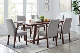 Best colors for dining room drama. Brighid Dining Table Cm3722t In Dark Oak Light Gray W Options
