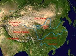 All of the animals are adapted to harsh desert climate, the camels are because they store water and fat, while most other animals. Physical Map Of China Mountains Rivers Deserts Plateaus China Map Physical Map China