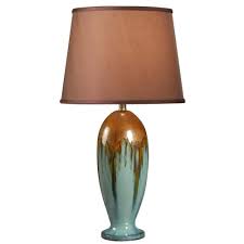 Kenroy Home Tucson 32 In H Teal Ceramic Table Lamp 32366teal The Home Depot In 2020 Table Lamp Teal Table Lamps Casual Table Lamps