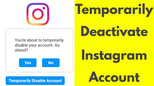 Because it is not possible to perform this process in ios and android applications. How To Temporarily Deactivate Instagram Account In Android Mobile Iphone 2021 Youtube