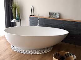 Der kubikmeter wasser kostet durschnittlich in deutschland euro. Freistehende Badewanne Campione Mineralguss Oval Ei Modern 179 Cm Matt Oder Glanzend