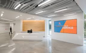 Servicemax Headquarters Pleasanton Office Snapshots Lobby Interior Design Corporate Office Design Work Office Design