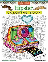 As a hipster, i still like to color stuff. Hipster Coloring Book Design Originals Amazon De Mcardle Thaneeya Fremdsprachige Bucher