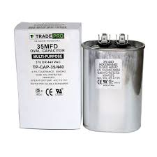 Products that have both a compressor and a fan motor, such as furnaces and central air condensing units, will. 35 Mfd 370 Or 440 Oval Run Capacitor 35 440