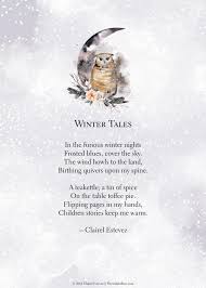 A Collection Of Seven Winter Poems Winter Poems Winters Tale Quotes Winter Poetry