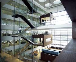 Office Space With Open Atrium Work Pods External Stair Multi Height Space Hammer Schmidt Lassen Architects Arkitektur Modeller Arkitekter Arkitektur