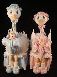 Baby Cake Topper Stork Cake Topper Stork Baby Shower Twins Etsy Stork Baby Showers Pink Baby Shower Favors Baby Shower Cake Topper