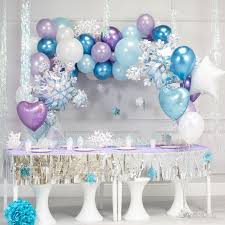 Frozen Party Ideas Elsa Birthday Party Frozen Themed Inside 12 Frozen Party Decora In 2020 Elsa Birthday Party Ice Princess Party Frozen Birthday Party Decorations