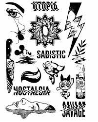 Art Collection On Instagram Ewowska Tatu Partak Tattogirl Tatushka Sketch Sketchbook Graffiti Tattoo Tattoo Flash Art Doodle Tattoo