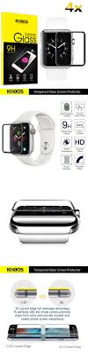 4x For Apple Watch Series 5 Series 4 44mm 3d Full Cover Glass Screen Protector 732661000531 Ebay Screen Protector Glass Screen Protector Glass Screen