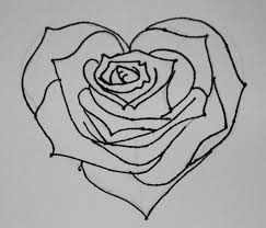Drawing Heart Pencil Drawing Pencil Drawings Easy Heart Drawing