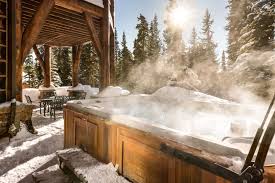 Enjoy a long soak in our indoor and amenity highlights: Ski Cabin Hot Tub Cabin Hot Tub Hot Tub Outdoor Cabin Aesthetic