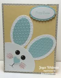15 adorable easter cards to send to friends and family. Punch Art Bunny Easter Card By Cookielady01 Cards And Paper Crafts At Splitcoaststampers Easter Cards Handmade Diy Easter Cards Cards Handmade