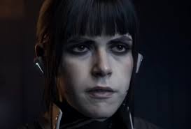 The android lady in COD:BO7, The model VS the in-game appearance.