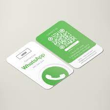WhatsApp business card Simple with WhatsApp Chat QR code | truzzer