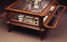 The coffee table gets our nod of approval for attention to detail and luxe material use. Classic Coffee Table For Center Hall With Showcase In Walnut Idfdesign