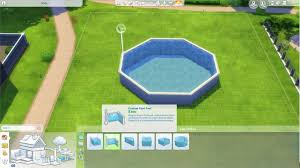Creating A Customizable Above Ground Pool In The Sims 4 In Ground Pools Sims 4 Sims 4 House Design