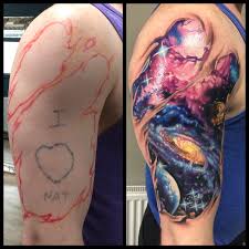 Watch sarah mudle rip off her own head. Gallery Ripped Skin Tattoo Space Tattoo Galaxy Tattoo