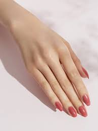 Dusty Rose Round Rose Pink Nails Manicure French Nails
