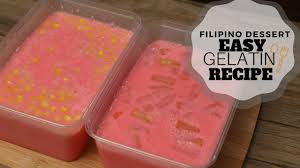 Special rice cake desserts instead of pies. Easy Gelatin Recipe Filipino Desserts Christmas Recipe Youtube