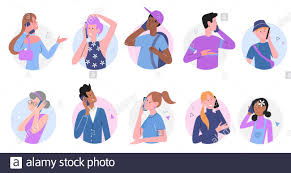 Personas Hablando De Dibujos Animados Imagen Vector De Stock Alamy