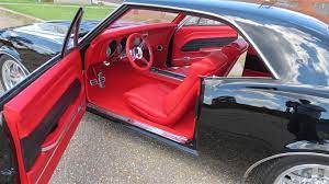 Black 67 Camaro Red Interior Camaro Interior Custom Car Interior Red Interior Car