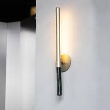 This wall light will be a lovely addition to your living room, dining room or any other room in your home. Formation Wall Sconce Led Aluminum Marble Light Fixture Black White For Sale At 1stdibs