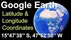 Latitude & Longitude Coordinates Google Earth - YouTube