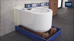 Grohe Rapid Slx Montageelement Installation Grohe Sensia Arena Dusch Wc Youtube
