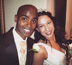 At the age of 8 he moved to england to live with dad without knowing a word in english. Revealed I M A Celeb S Mo Farah Wife Tania S Beautiful Wedding Photo Hello