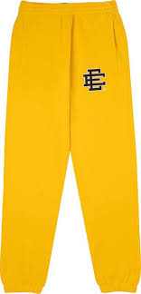 Eric Emanuel Basic Sweatpants Yellow Small