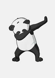 Top black panda background for your desktop wallpapers background. Awesome Cartoon Panda Wallpaper Black Background Wallpaper