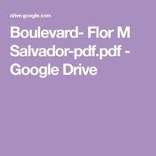 In most communities, you own the space between the sidewalk and the street but the. Boulevard Flor M Salvador Pdf Pdf Google Drive En 2021 Libros Tristes Leer Libros Gratis Libros Lectura