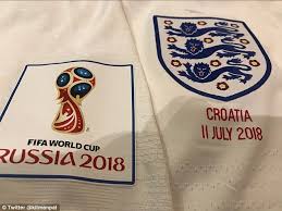 Croatia have never reached the final of any tournament, england haven't in half a century. England Will Wear All White Strip Against Croatia In World Cup Semi Daily Mail Online