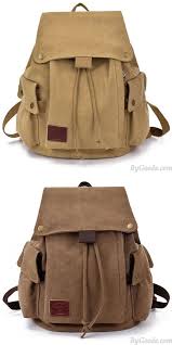 Retro Leinwand Schulrucksack Freizeit Braun Khaki Schuler Draussen Rucksack Only 36 99 Bygoods Com Rucksack Rucksack Damen Rucksack Madchen