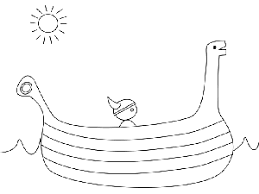 Viking ship craftivity template template for a viking ship (free) create your own figure head and Viking Boat Coloring Page