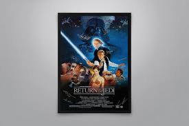 Star Wars: Episode VI - Return of the Jedi Signed Poster with COA