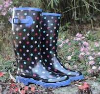 Women Rubebr Rain Boot, Fashion Shoes, Printing Rubber Boots, High Shoes, Pretty Female Boot, Colourful Ladies Rubber Boots