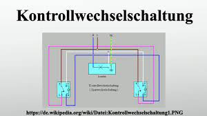Schaltplan gira kontrollschalter schaltplan schaltplan bezeichnungen norm cdi roller schaltplan. Kontrollwechselschaltung Youtube